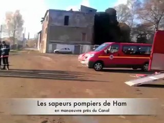 Les sapeurs pompiers en exercice