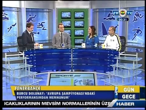 28 Kasım 2012 Serkan Tutkun ve Burcu Dolunay FBTV Sportif Programına Katıldı
