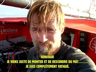 Javier Sansó explique son ascension du mât