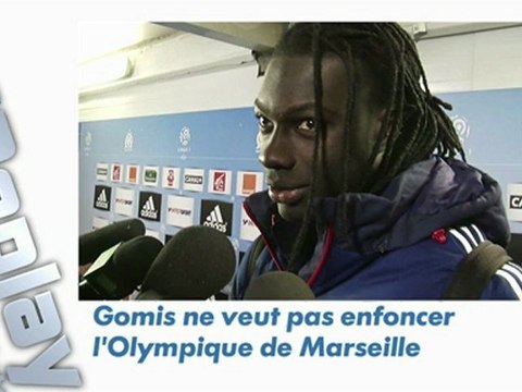 OM - OL: Gomis ne veut pas enfoncer Marseille