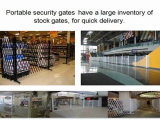 Portable Gates secure your warehouse
