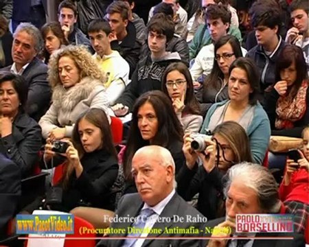 336 - Cafiero De Raho Federico al Premio Borsellino 2012