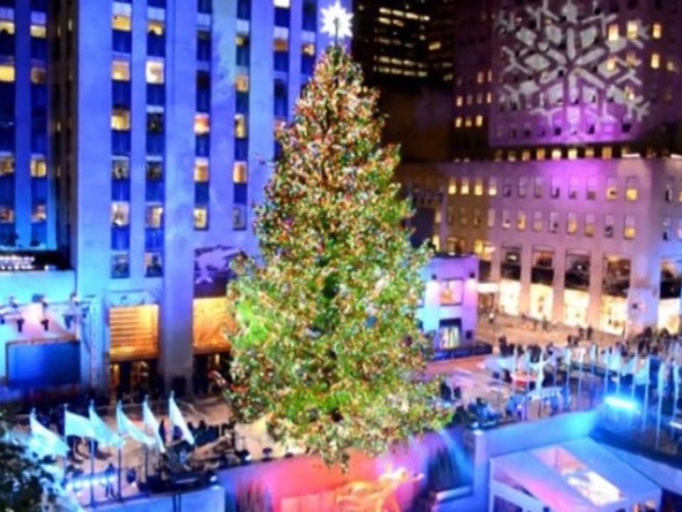 Le sapin du Rockefeller Center s'illumine à New-York
