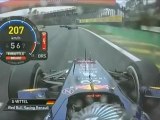 Vettel overtakes illegally under yellow flags