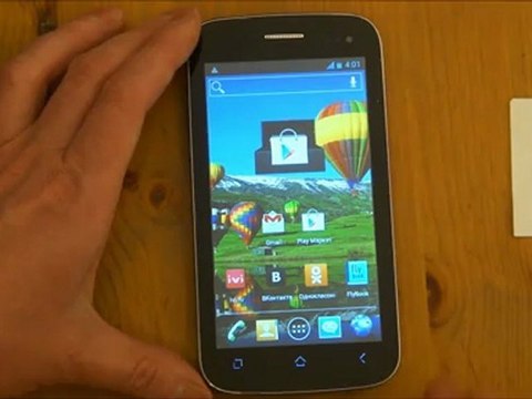 Fly IQ450 Horizon - Распаковка, первое включение