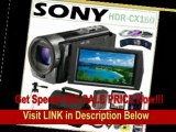 [SPECIAL DISCOUNT] Sony HDR-CX160 1080P High Definition 16GB Handycam Camcorder with Wide Angle G-Lens and 3-inch Touch-Screen   16GB Accessory Kit
