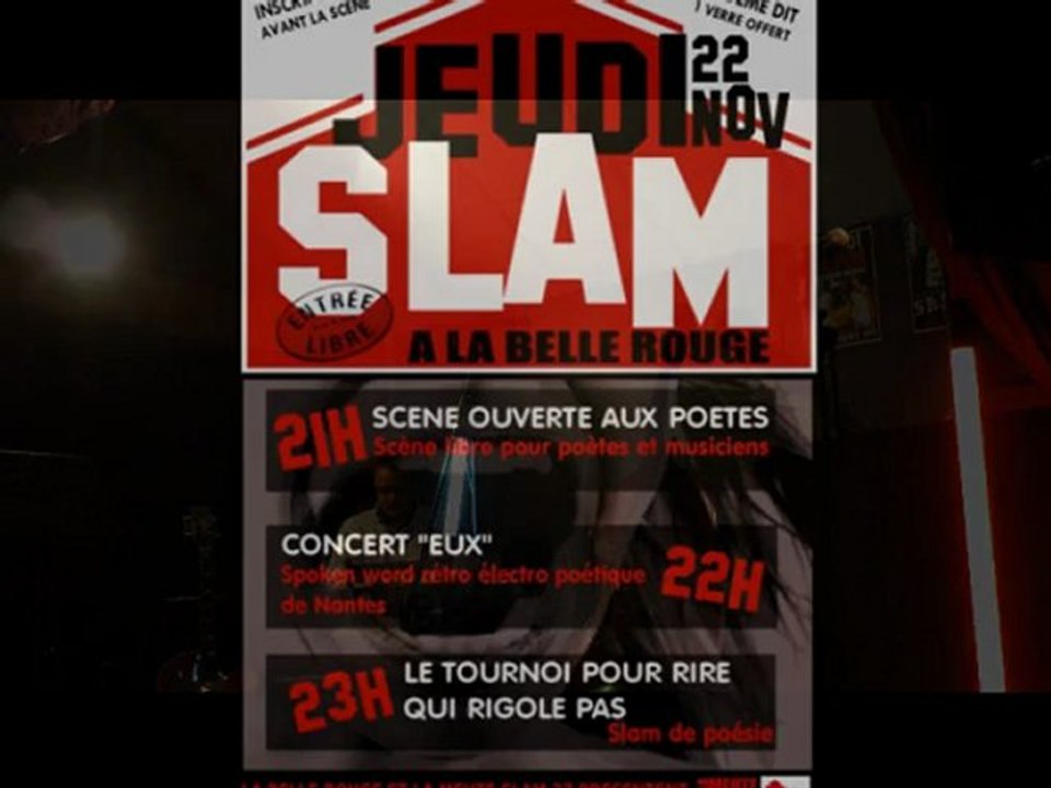 SOFEE et JOSEPH (JEUDI SLAM à LA BELLE ROUGE)
