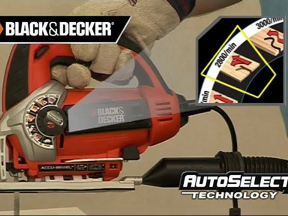 SCIE SAUTEUSE PENDULAIRE AUTOSELECT BLACK&DECKER KS900SK