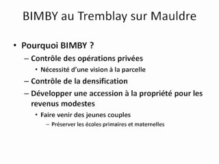 Conférence urbanisme durable - Evolution pavillonaire
