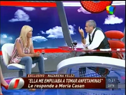 Pronto.com.ar Nazarena no se achica y le responde a Moria 2