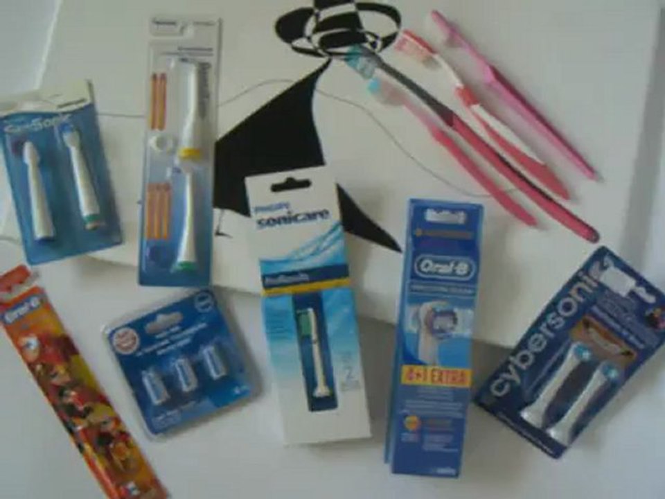 Ersatzbürsten für Schallzahnbürsten und klassische elektrische Zahnbürsten