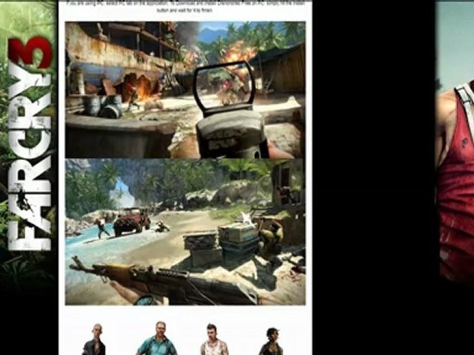 Far Cry 3 CD Key Generator   PC PS3 X BOX 360