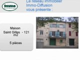 Achat Vente Maison  Saint Gilles  30800 - 121 m2