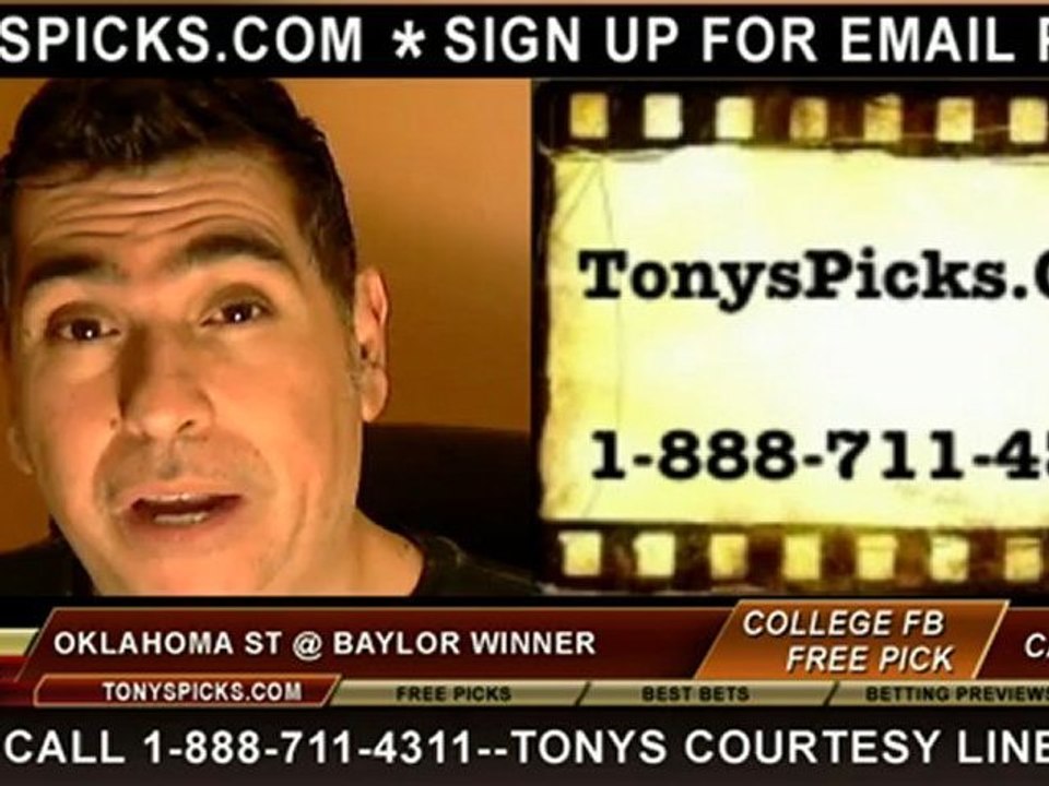 Baylor Bears versus Oklahoma St Cowboys Pick Prediction NCAA College Football Preview 12-1-2012