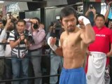 Boxeo - Pacquiao prepara su enfrentamiento ante Juan Manuel Marquez