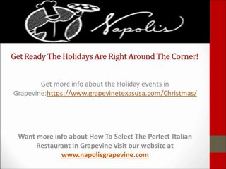 Napolis Italian Restaurant Grapevine