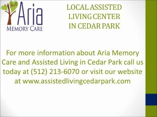 Cedar Park Assisted Living