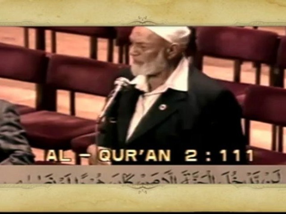 3/5 Ahmed Deedat - Conférence Intégrale - JESUS et MOHAMMAD - Vidéo, Titres, Dialogue