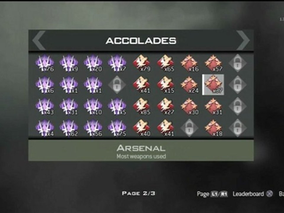MW3 Accolades (All Mw3 Accolades)