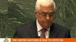 Full Speech: Mahmoud Abbas addresses the UN