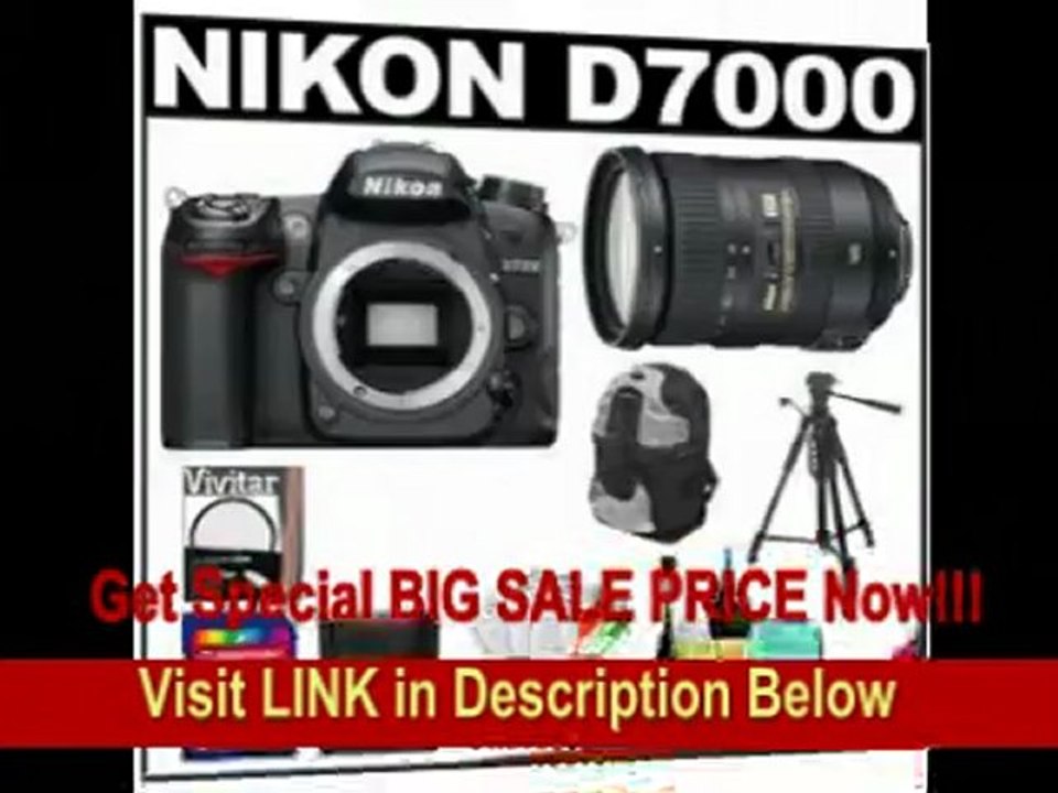 [REVIEW] Nikon D7000 16.2 MP Digital SLR Camera Body with 18-200mm VR II Lens + 16GB Card + Filter + Backpack Case + Tripod + Accessory Kit
