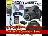 [BEST PRICE] Nikon D5000 12.3 MP DX Digital SLR Camera with 18-55mm f/3.5-5.6G AF-S DX VR Nikkor Zoom Lens   8GB Deluxe Accessory Kit
