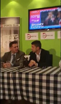 Billy Costacurta talks about the games against AEK Athens