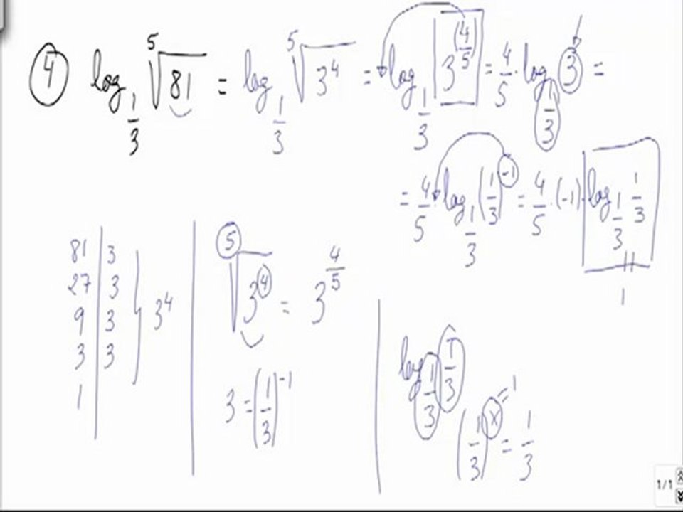Ejercicios y problemas resueltos de logaritmos problema 4