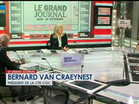 29/11 BFM : Le Grand Journal d’Hedwige Chevrillon - Alain Rousset et Bernard Van Craeynest 4/4