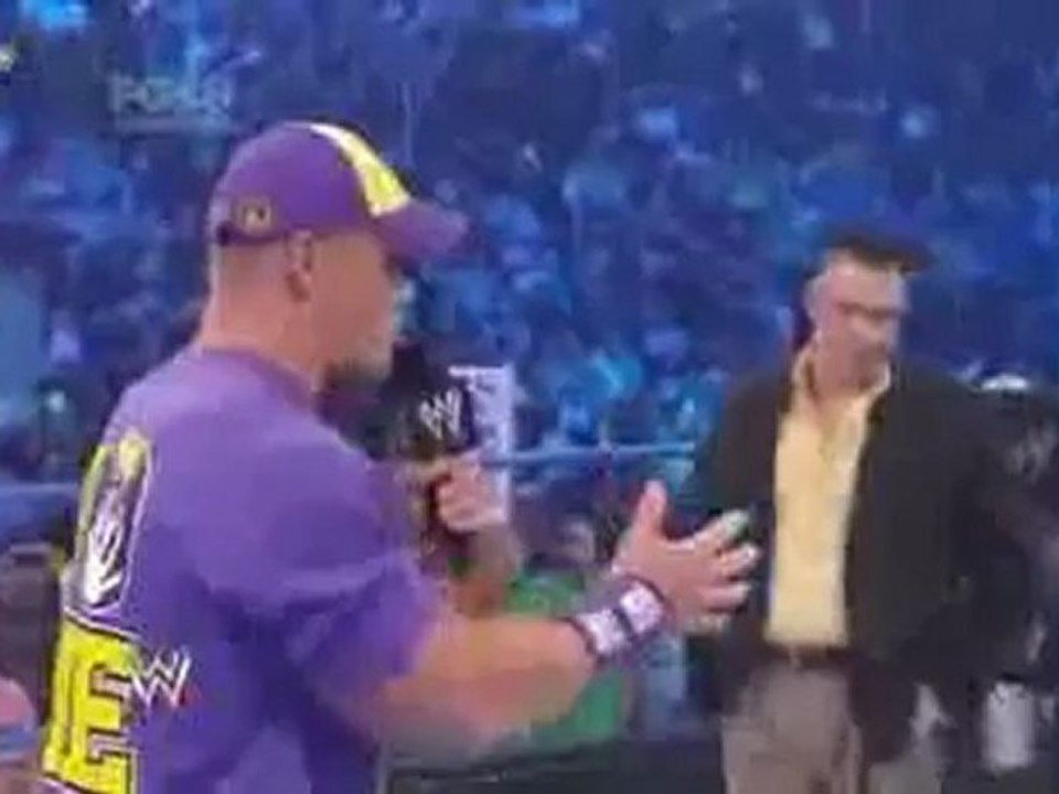 John Cena Owns Michael Cole - WWE Smackdown 3_11_11