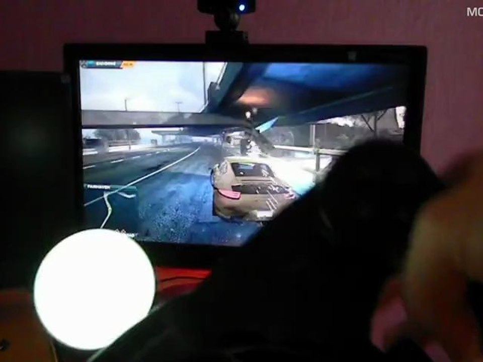 Need for Speed Most Wanted 2012 and PlayStation Move Racing Wheel