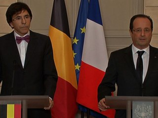 Conférence de presse avec M. Elio DI RUPO, Premier ministre du Royaume de Belgique