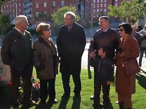 301112 Inaugurat monòlit commemoratiu arribada tren a Sant Andreu de la Barca