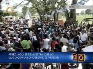 Pablo Pérez pide "activar a toda la familia para estar en los centros de votación desde temprano"