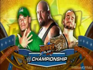 WWE Summerslam 2012 Match Card