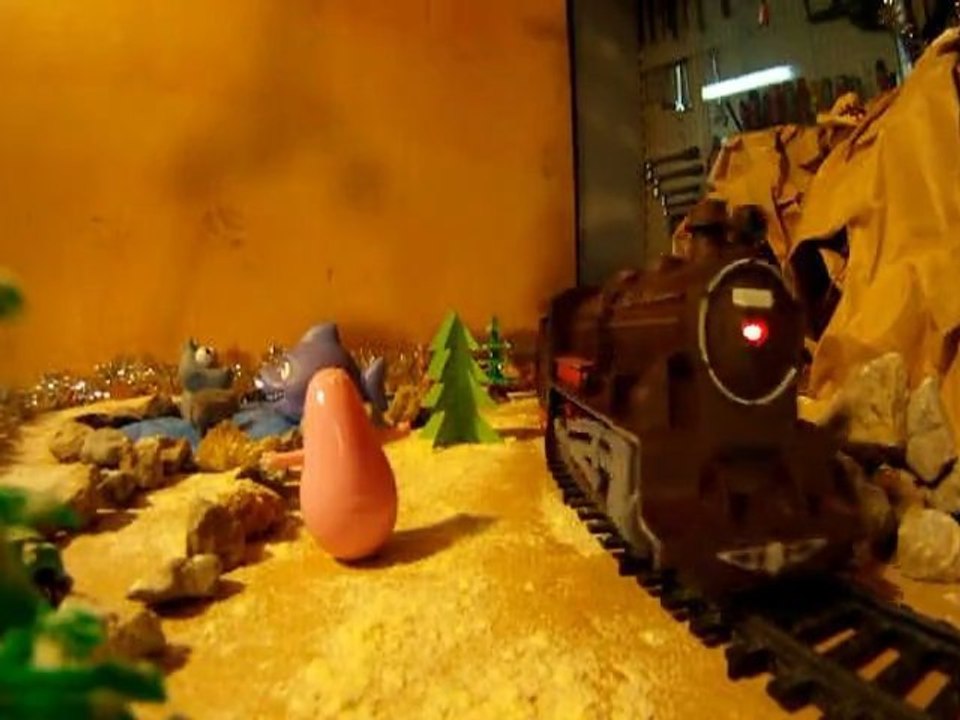 Sapin de noel petit train