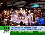 Russian boxer defends continental titles
