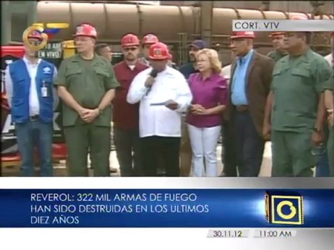 Ministro Reverol asegura que más de 320 mil armas han sido incautadas desde 2003