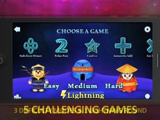 Ice Math Ninja: ZERO - Promo by EdenVids - New Educational iPad App for Kids