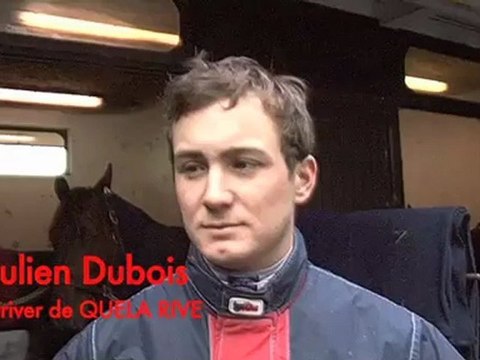 Julien Dubois, driver de Quela Rive le 11 : Une jument pas compliquée