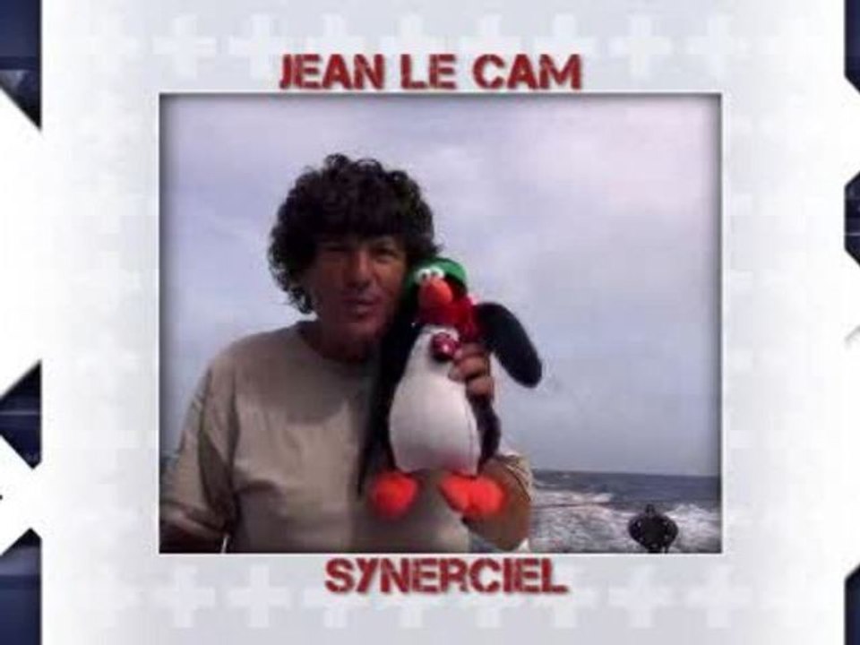 Vendée Globe 2012 : Jean Le Cam et son pingouin ! (SynerCiel)