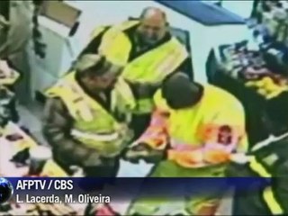 Câmeras flagram apostador ao ganhar 290 milhões de dólares