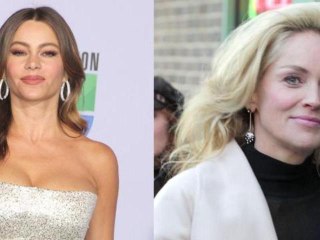 Sofia Vergara Makes Out With Sharon Stone