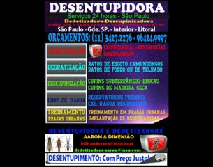 Dedetização São Paulo-11-3427-2276-Orçamentos Via Fone-96424-9997(tim)--