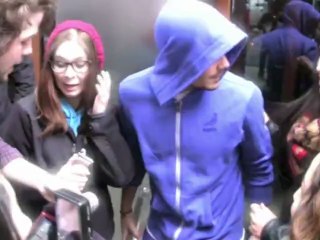 Скачать видео: The Wanted Mock Lindsay Lohan Arrest With Shirt