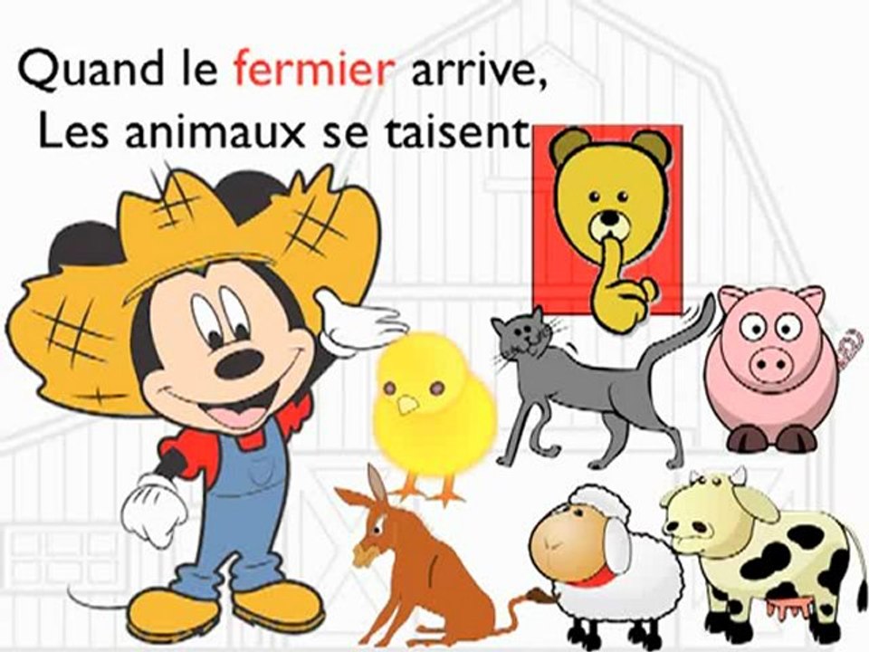 Les animaux de la ferme