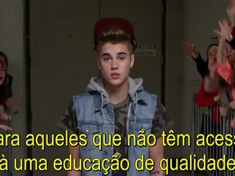 Justin Bieber - Students for Students - Pencils of Promise 2012 - LEGENDADO
