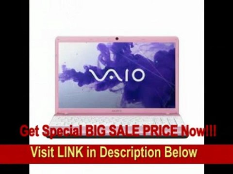 [SPECIAL DISCOUNT] Sony VAIO EH2 Series VPCEH24FX/P 15.5-Inch Laptop (Blush Pink)