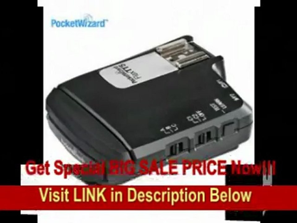 [SPECIAL DISCOUNT] Pocket Wizard 801150 Flex Transceiver TT5 Bundle of 2 With 1 Pocket Wizard 801140 Mini TT1 Transmitter for Canon DSLR for Canon DSLR (1 Mini and 2 Flex)