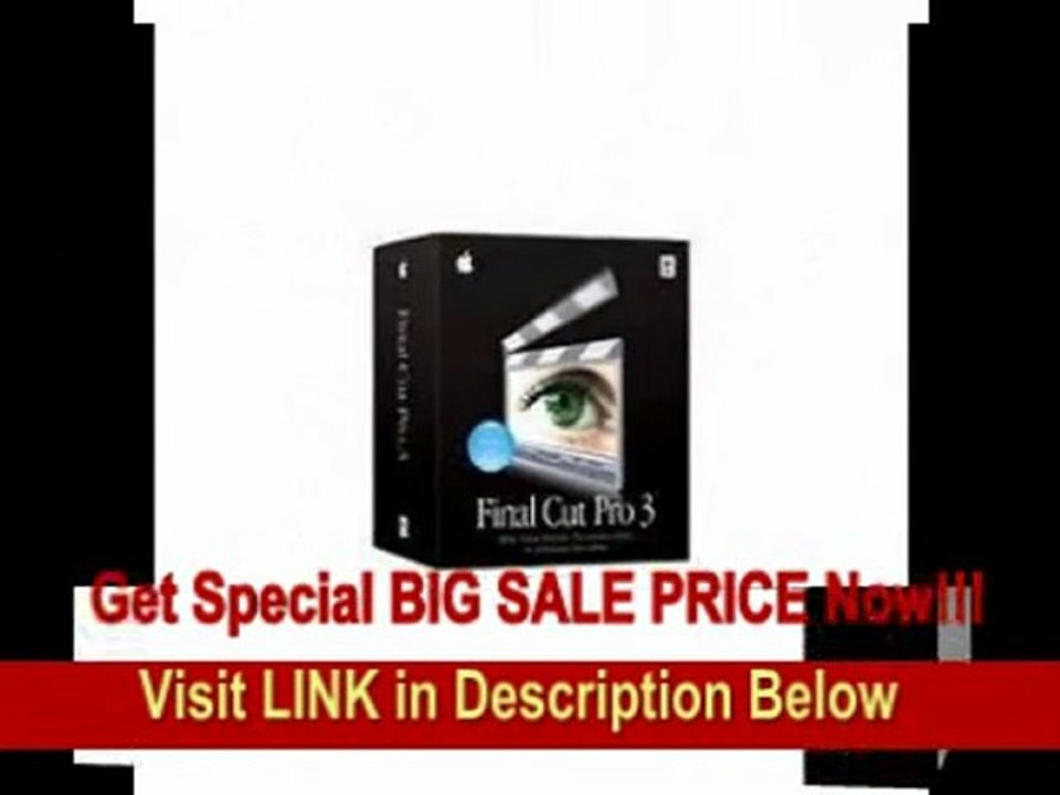 [BEST PRICE] Final Cut Pro 3.0 [OLD VERSION]